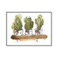 Picture of Splashed Cactus II  _GroupedProduct_Rectangle_Landscape_Canvas_Framed_
