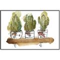 Picture of Splashed Cactus II  _GroupedProduct_Rectangle_Landscape_Canvas_Framed_