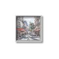 Picture of European Cafe Bar _GroupedProduct_Square_Canvas_Framed_