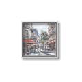 Picture of European Cafe Bar _GroupedProduct_Square_Canvas_Framed_