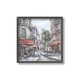 Picture of European Cafe Bar _GroupedProduct_Square_Canvas_Framed_
