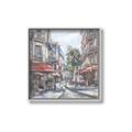 Picture of European Cafe Bar _GroupedProduct_Square_Canvas_Framed_