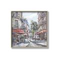 Picture of European Cafe Bar _GroupedProduct_Square_Canvas_Framed_