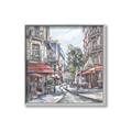 Picture of European Cafe Bar _GroupedProduct_Square_Canvas_Framed_
