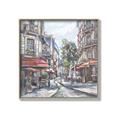 Picture of European Cafe Bar _GroupedProduct_Square_Canvas_Framed_