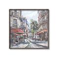 Picture of European Cafe Bar _GroupedProduct_Square_Canvas_Framed_