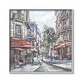 Picture of European Cafe Bar _GroupedProduct_Square_Canvas_Framed_