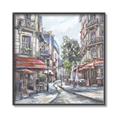 Picture of European Cafe Bar _GroupedProduct_Square_Canvas_Framed_