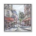 Picture of European Cafe Bar _GroupedProduct_Square_Canvas_Framed_