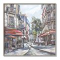 Picture of European Cafe Bar _GroupedProduct_Square_Canvas_Framed_