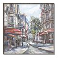Picture of European Cafe Bar _GroupedProduct_Square_Canvas_Framed_