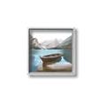 Picture of At the Dock  _GroupedProduct_Square_Canvas_Framed_