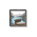 Picture of At the Dock  _GroupedProduct_Square_Canvas_Framed_