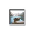 Picture of At the Dock  _GroupedProduct_Square_Canvas_Framed_