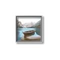 Picture of At the Dock  _GroupedProduct_Square_Canvas_Framed_