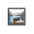 Picture of At the Dock  _GroupedProduct_Square_Canvas_Framed_
