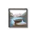 Picture of At the Dock  _GroupedProduct_Square_Canvas_Framed_