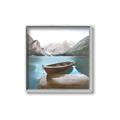 Picture of At the Dock  _GroupedProduct_Square_Canvas_Framed_