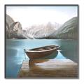 Picture of At the Dock  _GroupedProduct_Square_Canvas_Framed_