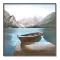 Picture of At the Dock  _GroupedProduct_Square_Canvas_Framed_