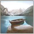 Picture of At the Dock  _GroupedProduct_Square_Canvas_Framed_