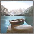 Picture of At the Dock  _GroupedProduct_Square_Canvas_Framed_