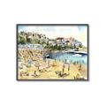 Picture of Coastal vibes I _GroupedProduct_Rectangle_Landscape_Canvas_Framed_