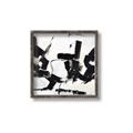 Picture of Black Abstract with Fine Line _GroupedProduct_Square_Canvas_Framed_