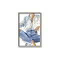 Picture of Blue Jeans I _GroupedProduct_Rectangle_Portrait_Canvas_Framed_