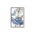 Picture of Blue Jeans I _GroupedProduct_Rectangle_Portrait_Canvas_Framed_