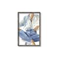 Picture of Blue Jeans I _GroupedProduct_Rectangle_Portrait_Canvas_Framed_