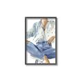Picture of Blue Jeans I _GroupedProduct_Rectangle_Portrait_Canvas_Framed_