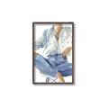 Picture of Blue Jeans I _GroupedProduct_Rectangle_Portrait_Canvas_Framed_