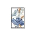 Picture of Blue Jeans I _GroupedProduct_Rectangle_Portrait_Canvas_Framed_