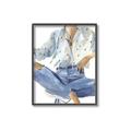 Picture of Blue Jeans I _GroupedProduct_Rectangle_Portrait_Canvas_Framed_