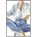 Picture of Blue Jeans I _GroupedProduct_Rectangle_Portrait_Canvas_Framed_