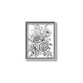 Picture of Sketched Flower I _GroupedProduct_Rectangle_Portrait_Canvas_Framed_