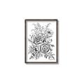 Picture of Sketched Flower I _GroupedProduct_Rectangle_Portrait_Canvas_Framed_