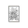 Picture of Sketched Flower I _GroupedProduct_Rectangle_Portrait_Canvas_Framed_