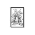 Picture of Sketched Flower I _GroupedProduct_Rectangle_Portrait_Canvas_Framed_