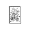 Picture of Sketched Flower I _GroupedProduct_Rectangle_Portrait_Canvas_Framed_