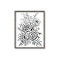 Picture of Sketched Flower I _GroupedProduct_Rectangle_Portrait_Canvas_Framed_