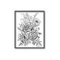 Picture of Sketched Flower I _GroupedProduct_Rectangle_Portrait_Canvas_Framed_