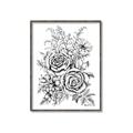 Picture of Sketched Flower I _GroupedProduct_Rectangle_Portrait_Canvas_Framed_