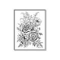 Picture of Sketched Flower I _GroupedProduct_Rectangle_Portrait_Canvas_Framed_