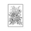 Picture of Sketched Flower I _GroupedProduct_Rectangle_Portrait_Canvas_Framed_