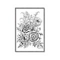 Picture of Sketched Flower I _GroupedProduct_Rectangle_Portrait_Canvas_Framed_