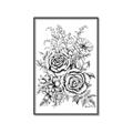 Picture of Sketched Flower I _GroupedProduct_Rectangle_Portrait_Canvas_Framed_