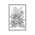 Picture of Sketched Flower I _GroupedProduct_Rectangle_Portrait_Canvas_Framed_