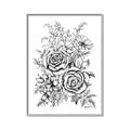 Picture of Sketched Flower I _GroupedProduct_Rectangle_Portrait_Canvas_Framed_